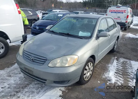 2003 Toyota Corolla Le из США, поврежденный, VIN 2T1BR32EX3C027340